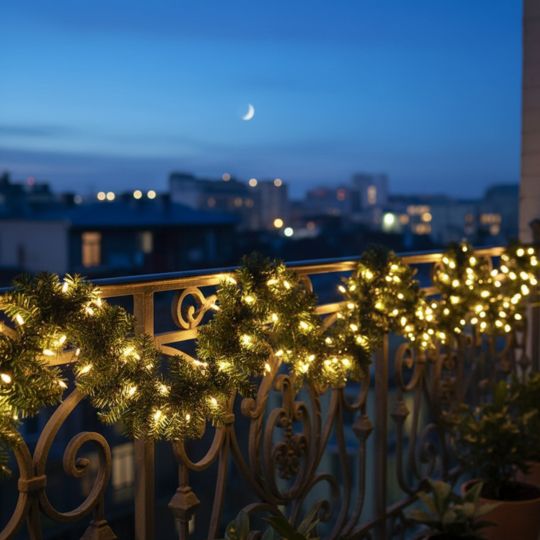 9 Feet Artificial Christmas Garland – Thick Green Pine Decoration for Home & Events