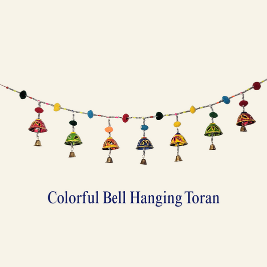 Colorful Bell Hanging Toran for Diwali & Festive Decoration