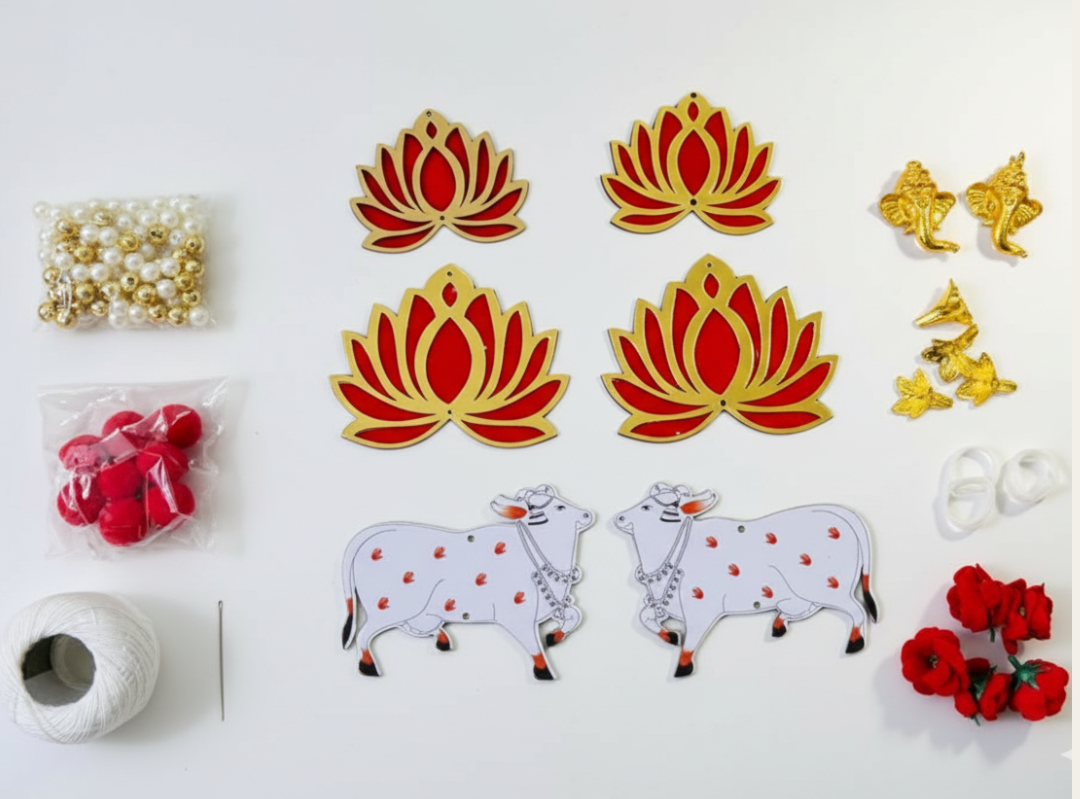 Festive Toran DIY Kit: Create Your Own Door Hanging